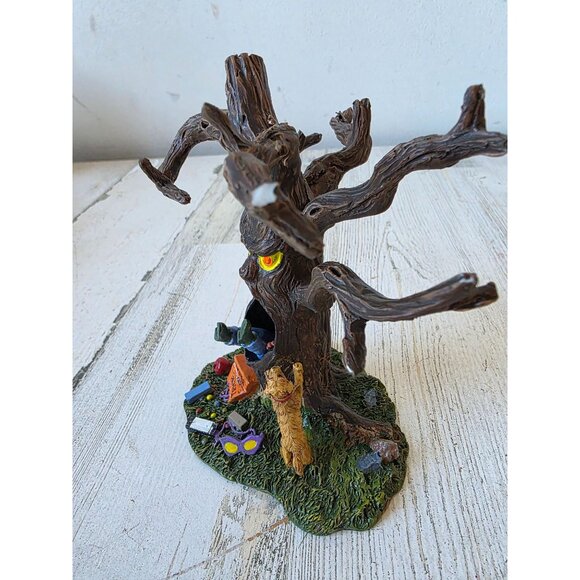Lemax spooky Halloween tree trick-or-treater eater dog village accessory boy chi - Picture 2 of 9